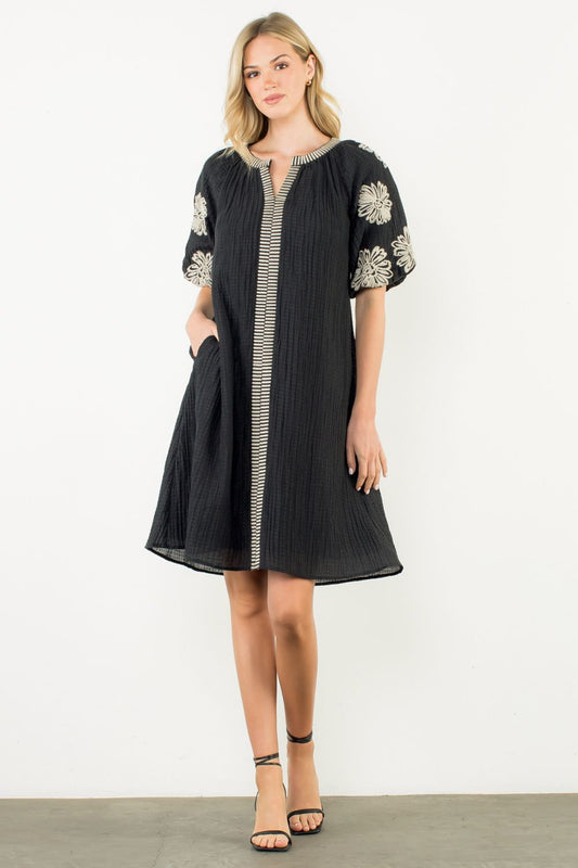 Embroidered In Petals Dress