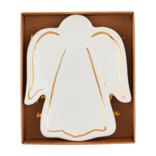 Stripe Wing Angel Tidbit Dish