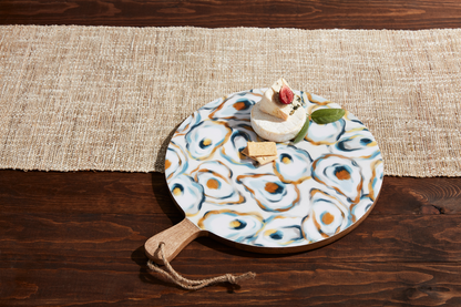 Oyster Enamel Wood Board