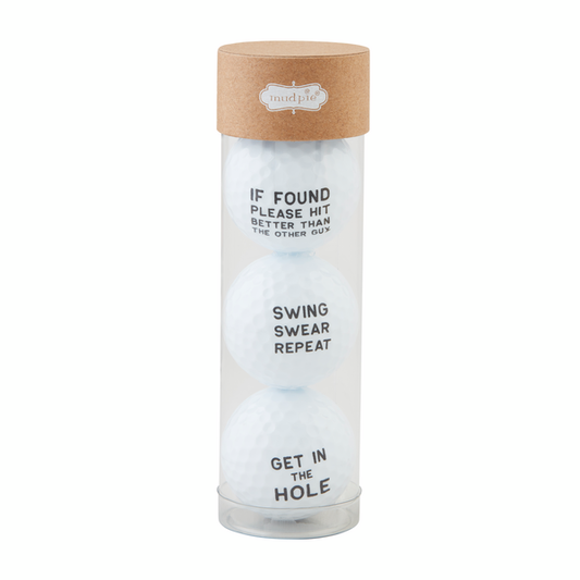 Golf Ball Set of 3 | Mudpie