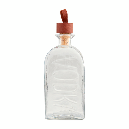 Embossed Glass Decater