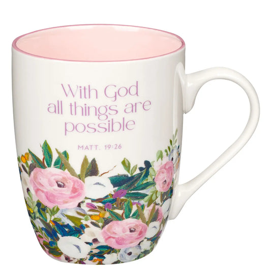 Ceramic Mug | With God Matt. 19:26
