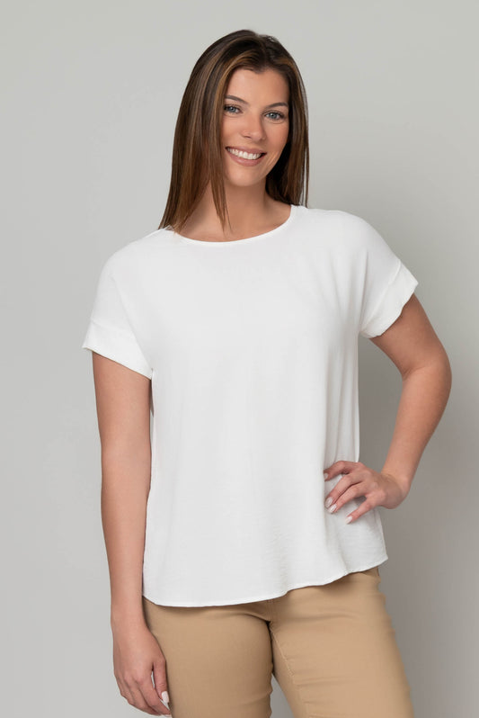 Matte Air Flow Roll Cuff Tee