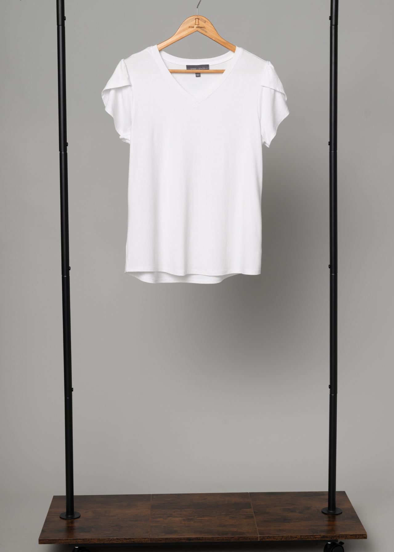 Tulip Sleeve Juliana Crepe Top