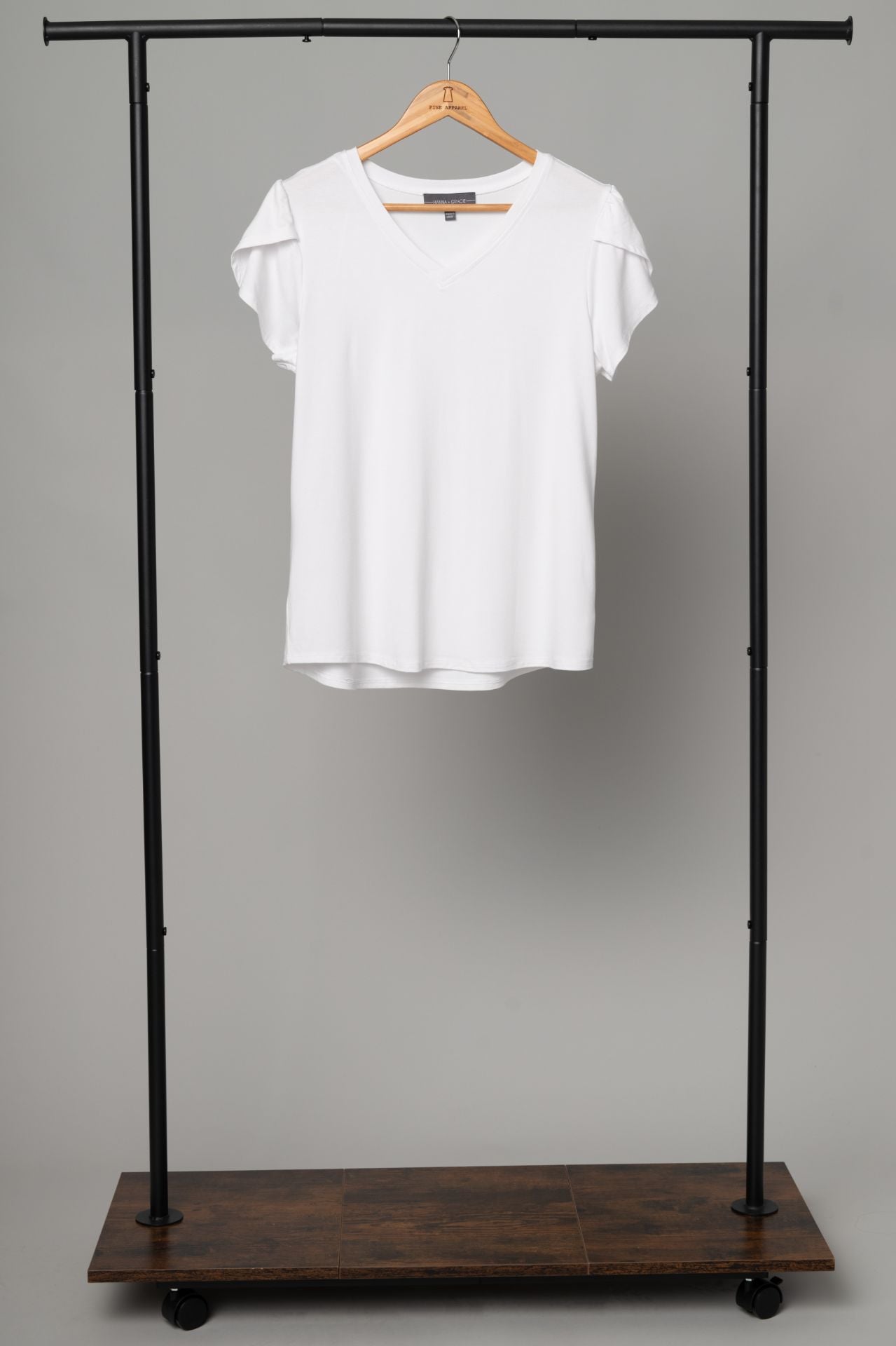 Tulip Sleeve Juliana Crepe Top
