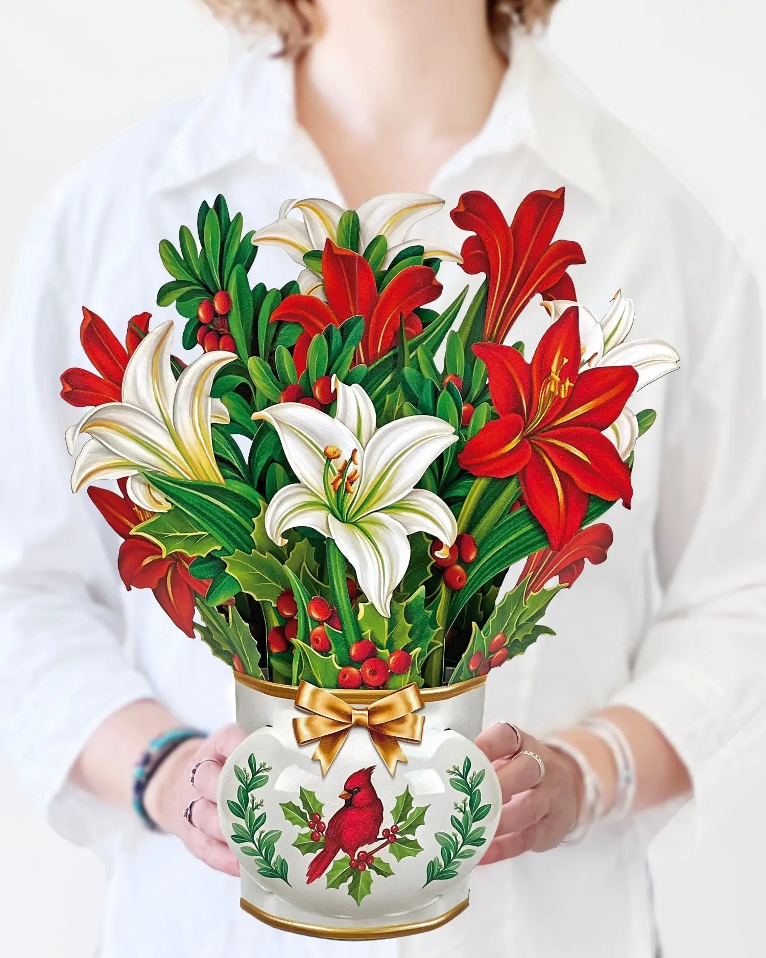 Pop Up Card | Winter Joy Bouquet