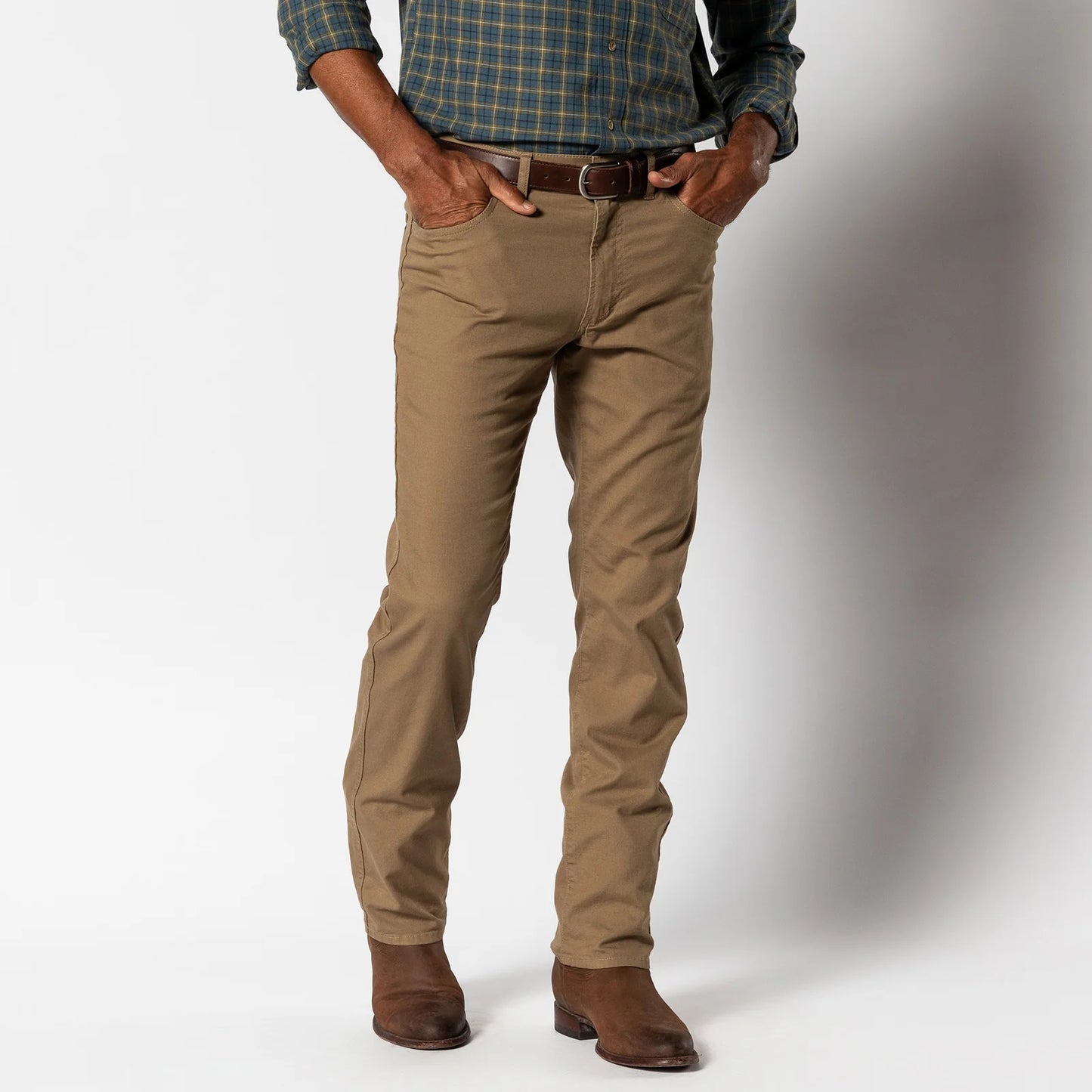 Classic Fit Pinpoint Canvas Five-Pocket