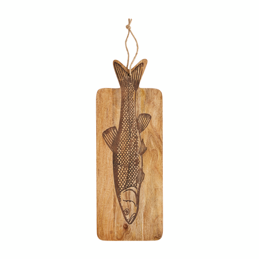Etched Fish Wood Board | Mudpie