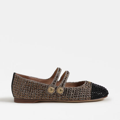 Zoey Cap Toe Mary Jane Flat